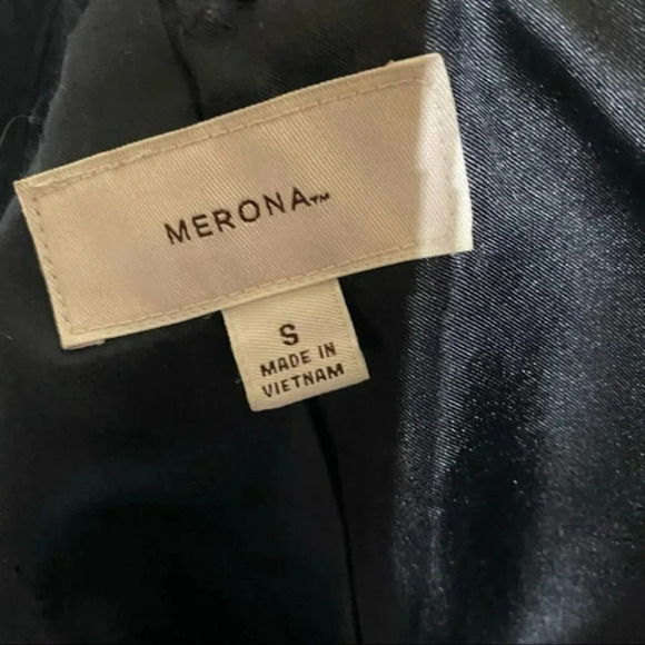 Black Button-Down Trench Coat with Contrast Stitching Women's - Picture 6 of 7